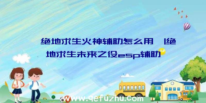 「绝地求生火神辅助怎么用」|绝地求生未来之役esp辅助